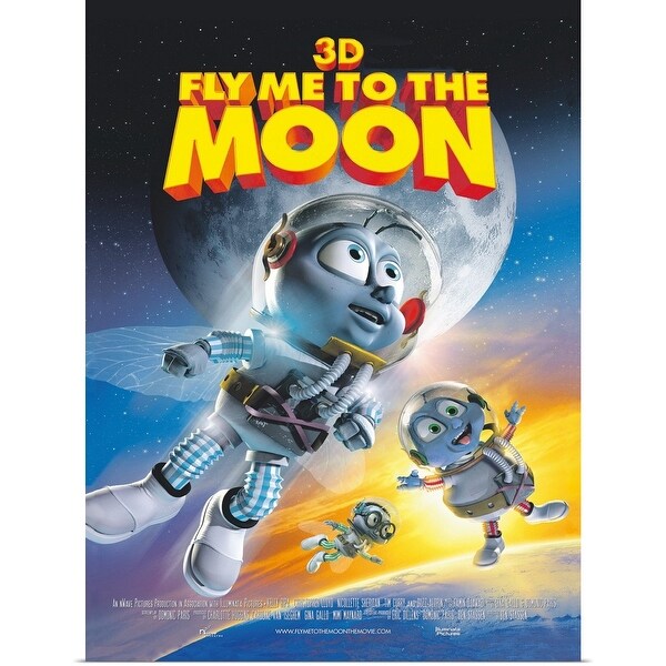 "Fly Me To The Moon Movie Poster" Poster Print Overstock 24137085